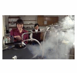 Pics of graduate & PhD physics students at work